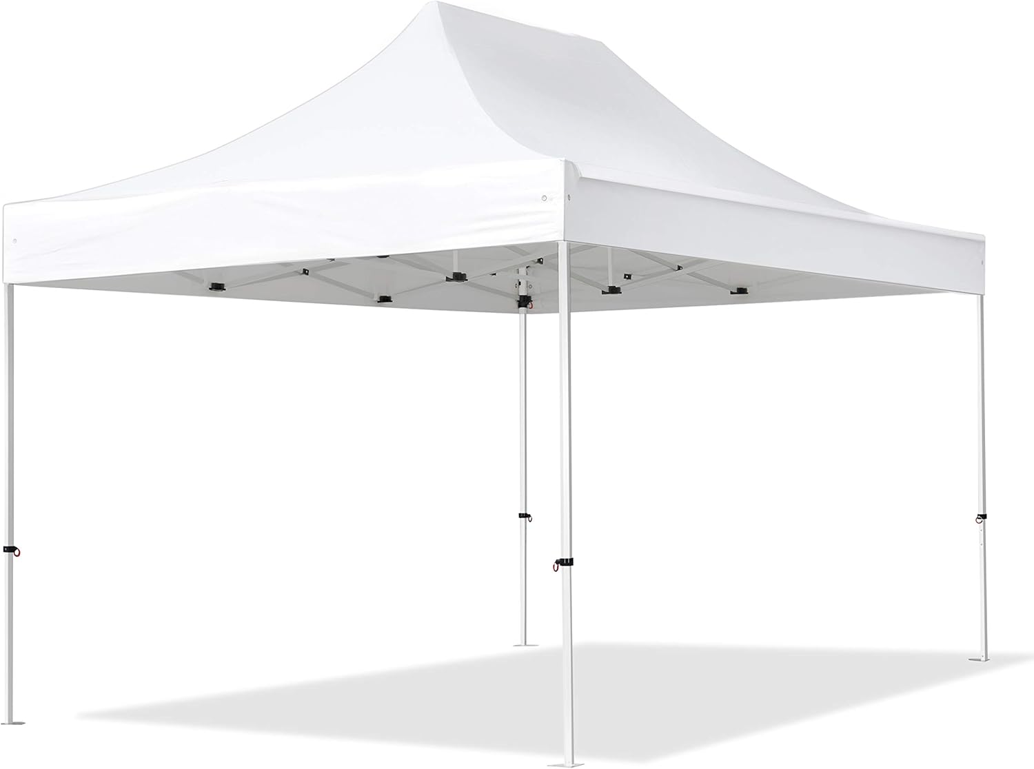 TOOLPORT 3x4,5m Faltpavillon Pavillon Partyzelt Gazebo Stahl 30mm, 4 Seitenteile, Panoramafenster, schwarz