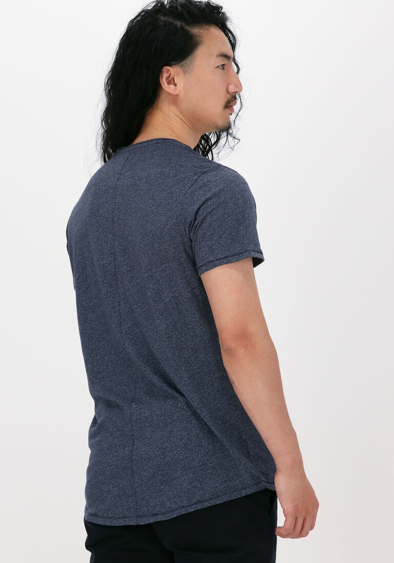 TOMMY JEANS lichtblauwe tommy jeans t-shirt tjm slim jaspe c neck