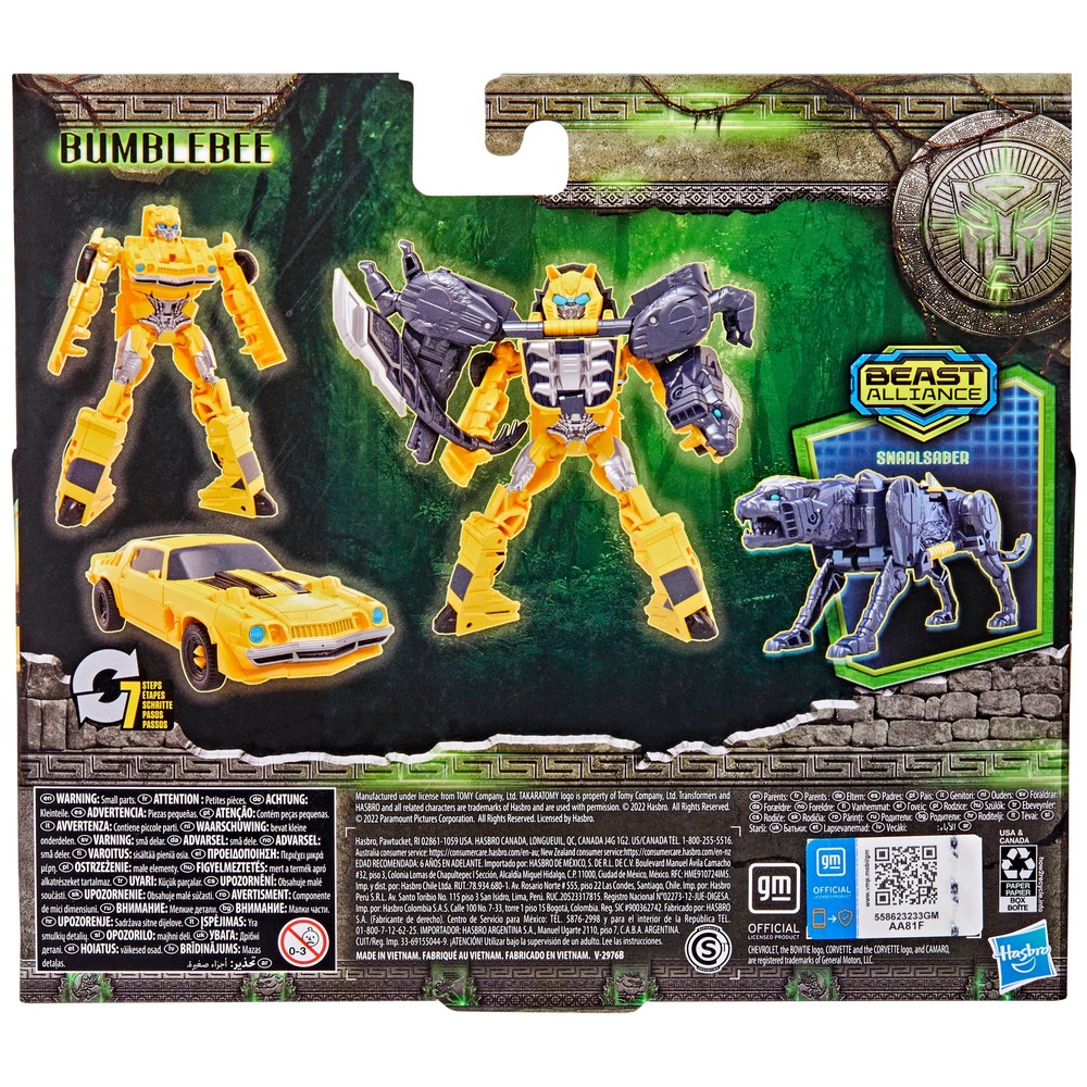 Transformers: Aufstieg der Bestien 2er-Pack 12,7 cm Bumblebee & Snarlsaber Figur