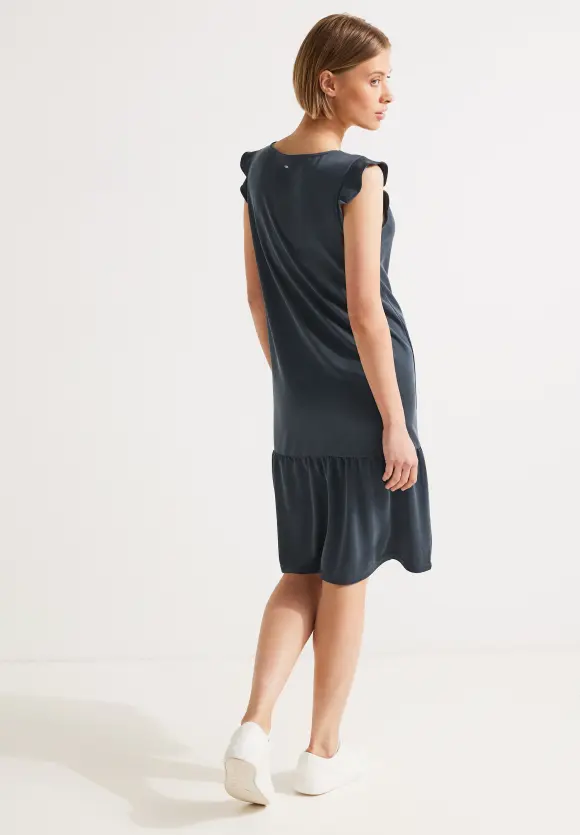 Cupro Kleid - cool vintage green