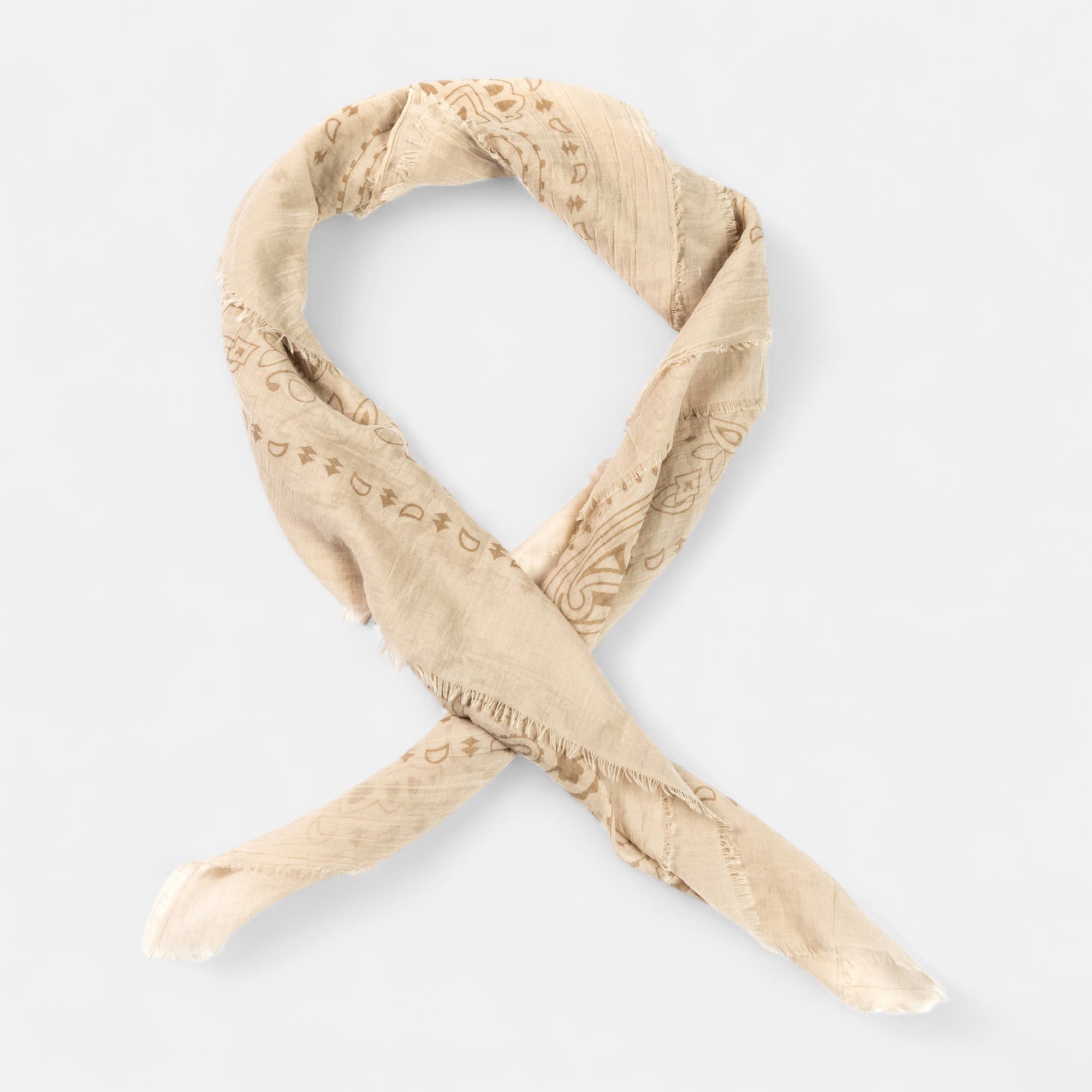Foulard beige
