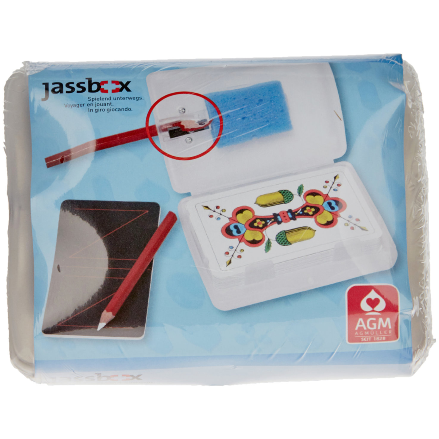 Jassbox: Jasskarten mit Spitzer