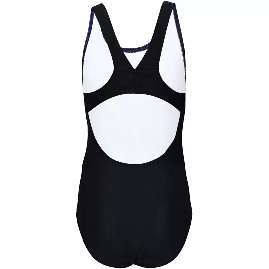 Aquarti Mädchen Badeanzug Chlorresistent Muscleback Wassersport schwarz Modell 1