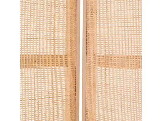 Paravent en bois et grille marron (40x3)x200x2.5 cm