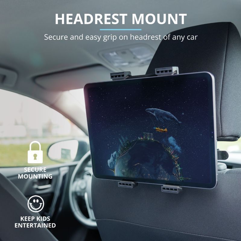 Trust Thano Hoofdsteun Houder Auto IPad/Tablet van 7 Tot 11 Inch