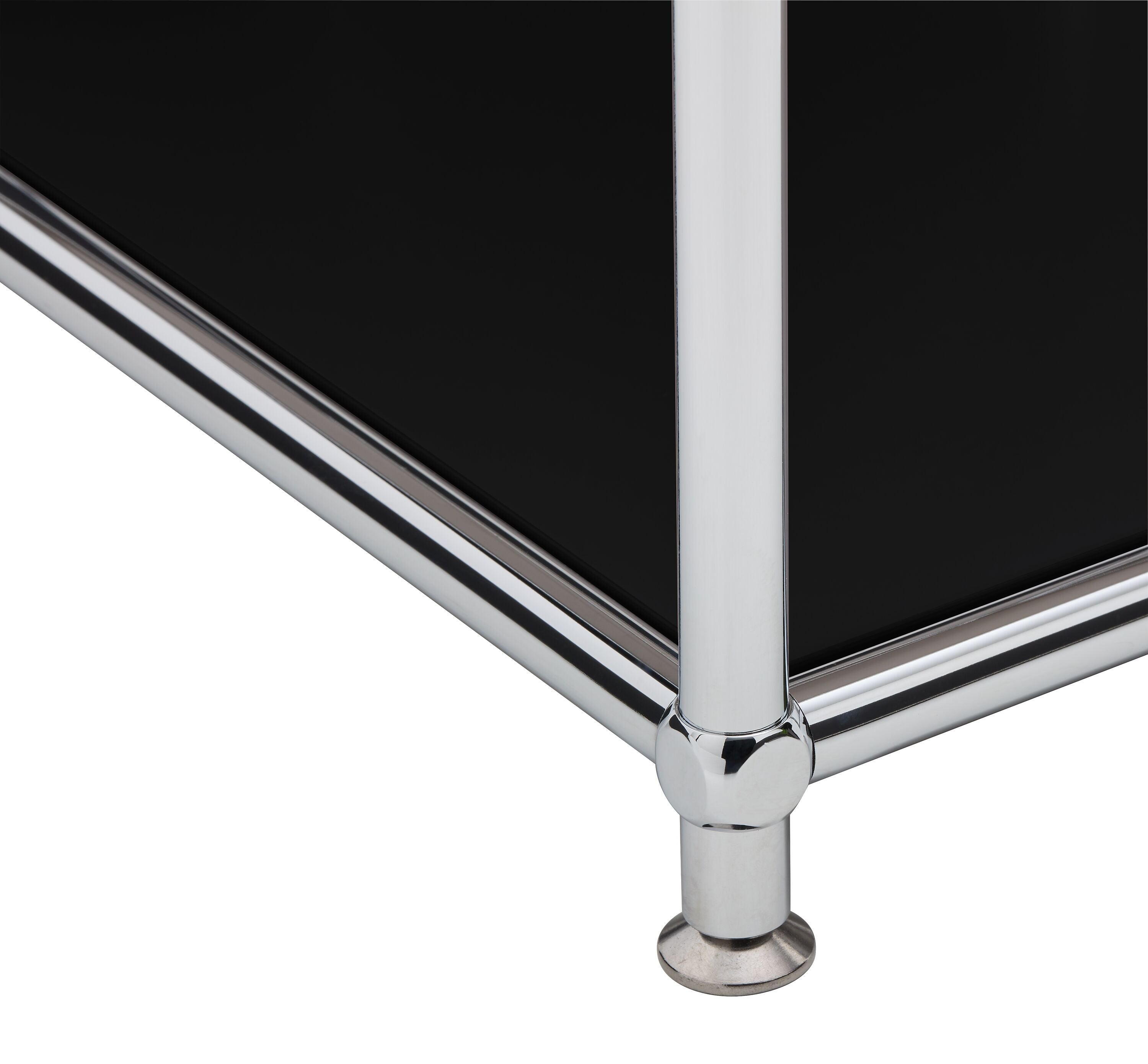 FLEXCUBE Salontisch - Schwarz / B: 114.5 cm x T: 77.5 cm x H: 42.5 cm