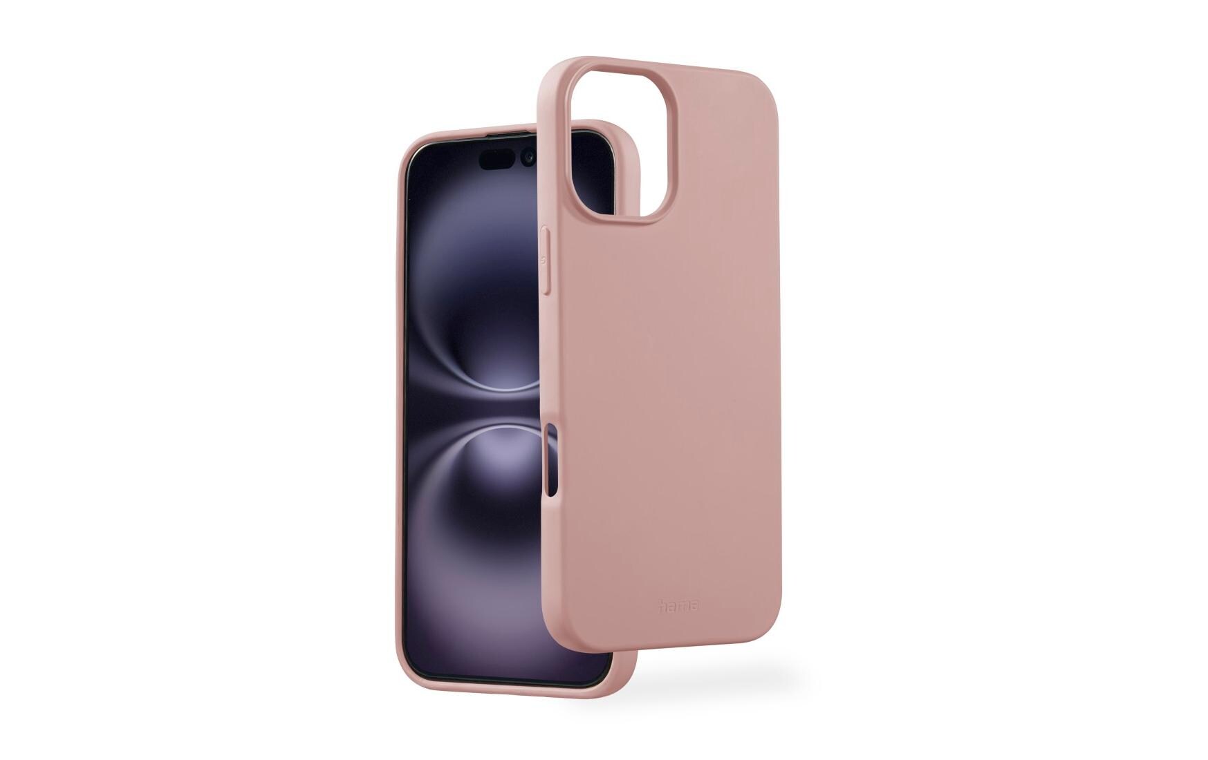 Back Cover Fantastic Feel Nude für iPhone 16 PlusHama Fantastic Feel Handy-Schutzhülle 17 cm (6.7