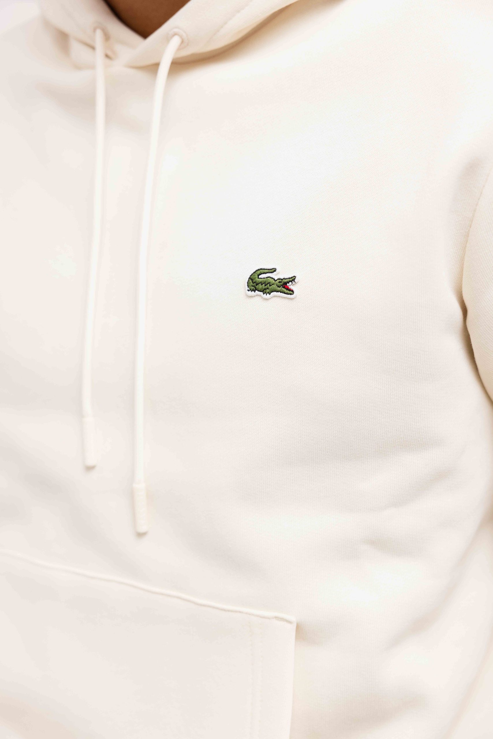 Lacoste Fleece Hoodie Heren Beige