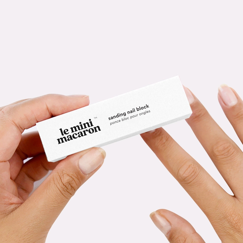 Le Mini Macaron Sanding Block White
