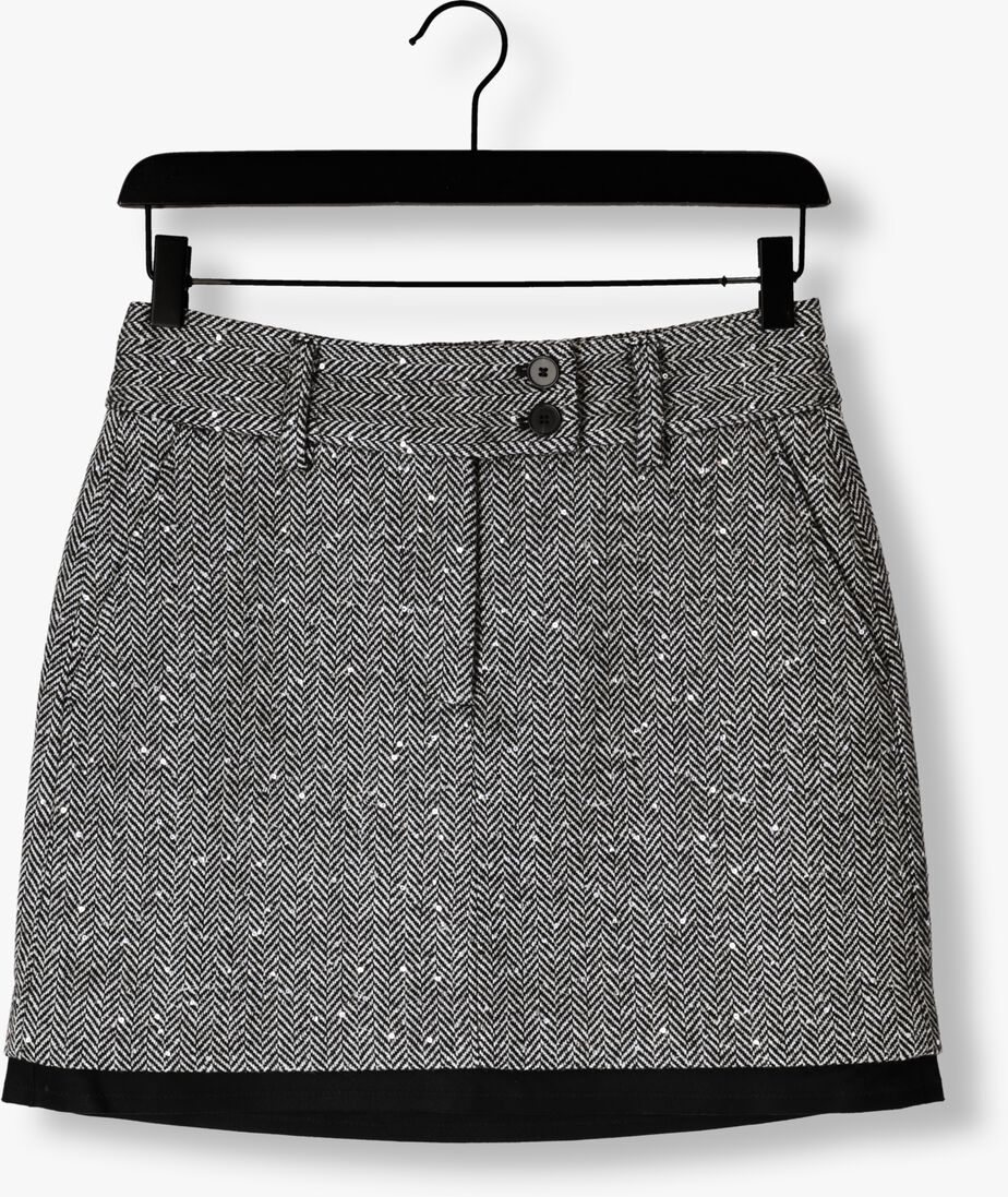 grijze haute l'amitié minirok hering sequin crop skirt