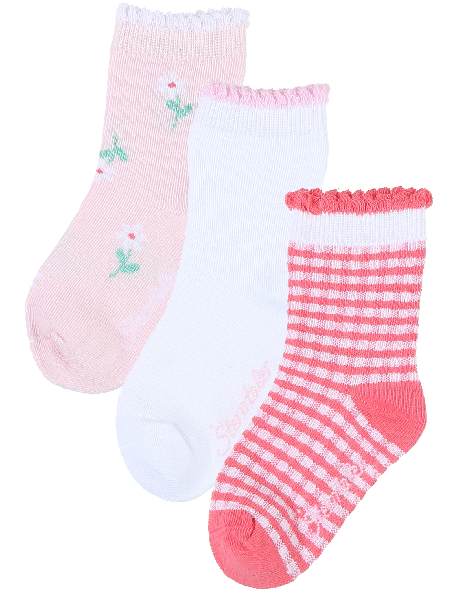 Socken VICHYKARO 3er-Pack in koralle