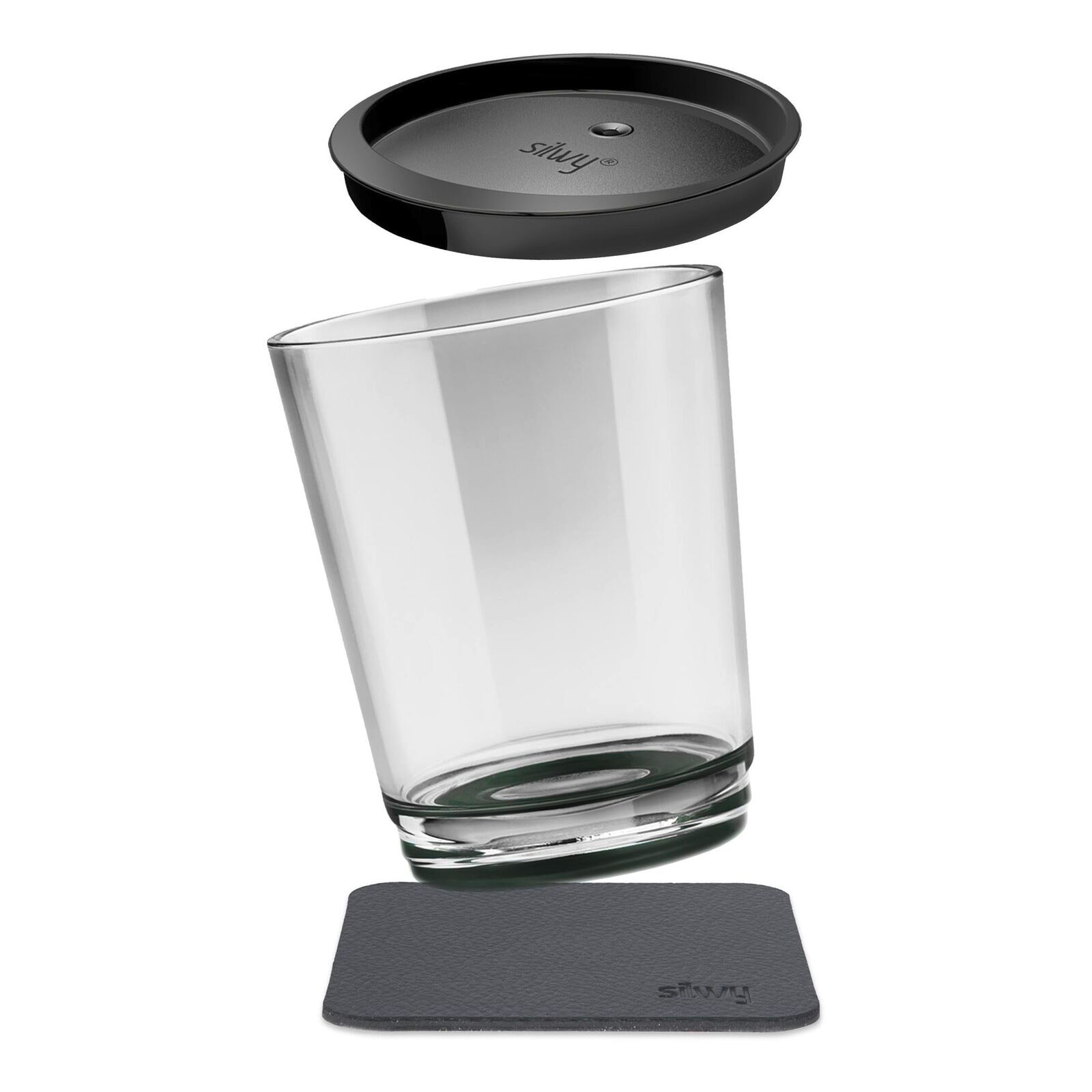 silwy® Magnet-Trinkbecher Triple - Pearl Grey (250 ml)