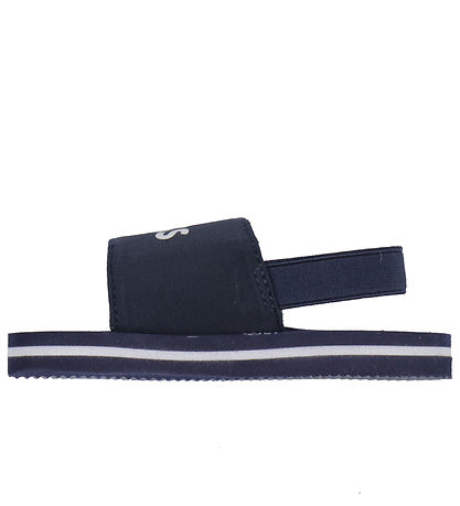 BOSS Badesandalen - Navy/Weiß