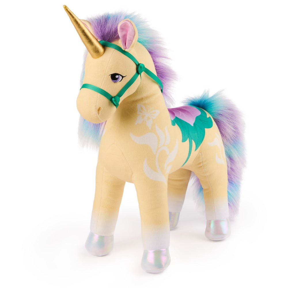 Køb Unicorn Academy Leaf Plys 38 Cm