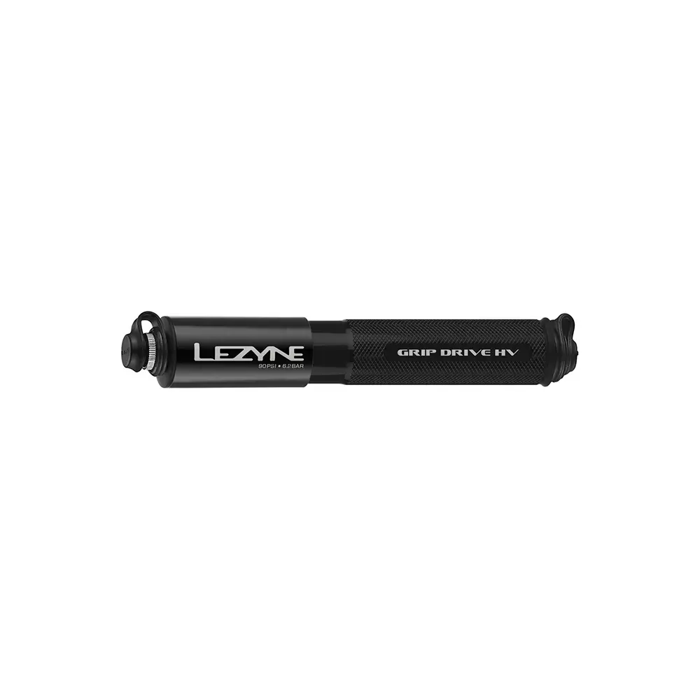 Lezyne Grip Drive HV Mini Fietspomp 185 mm Zwart