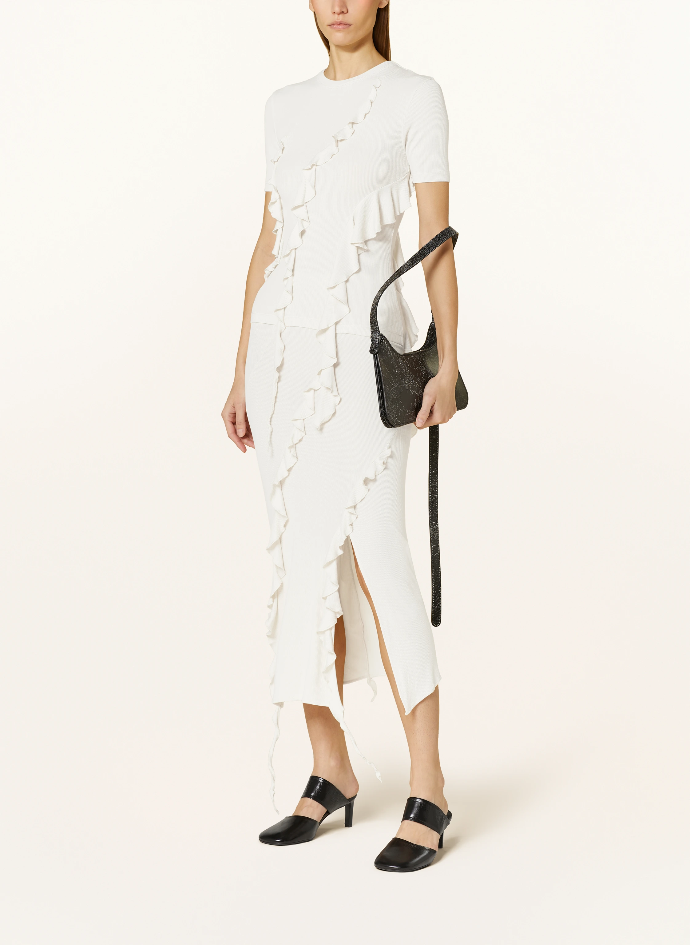 Acne Studios T-Shirt mit Volants