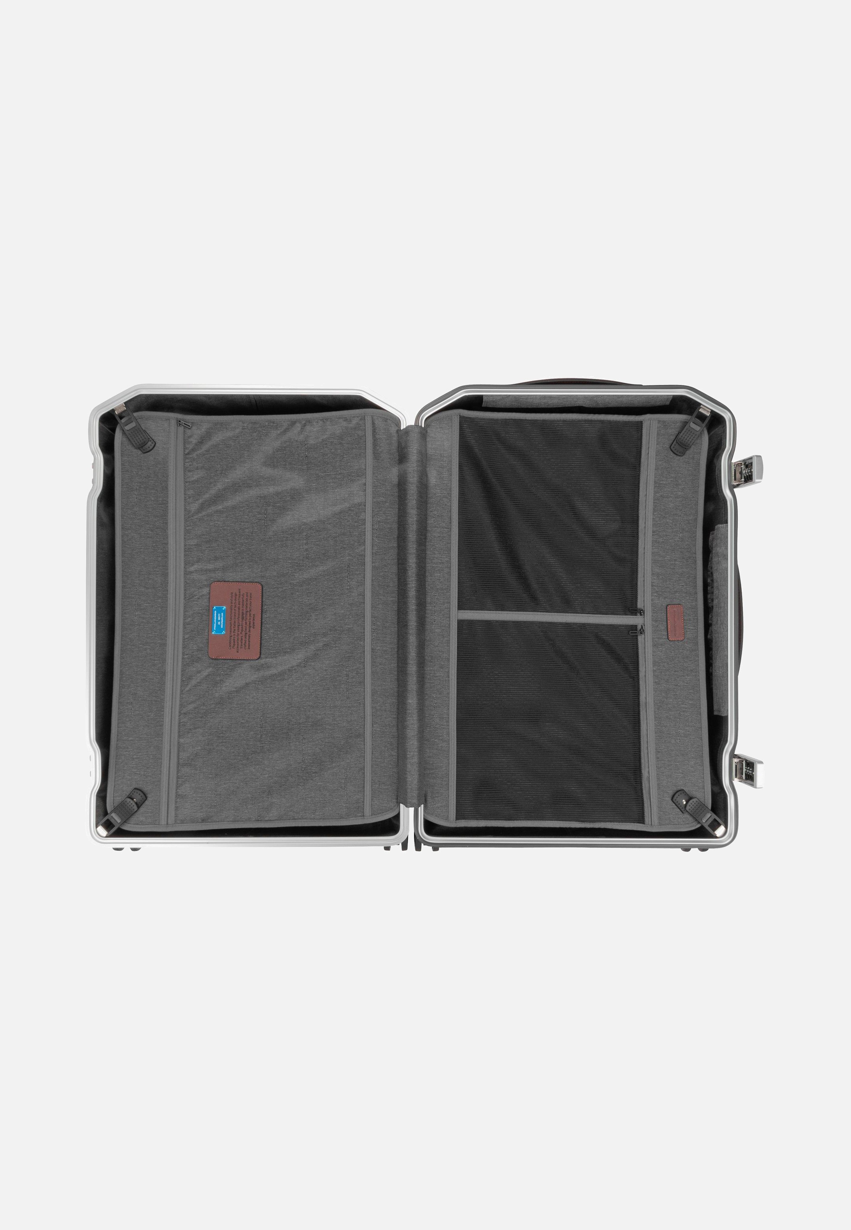 PQ-LM Big Spinner 4428 Nero-Cuoio - Koffer