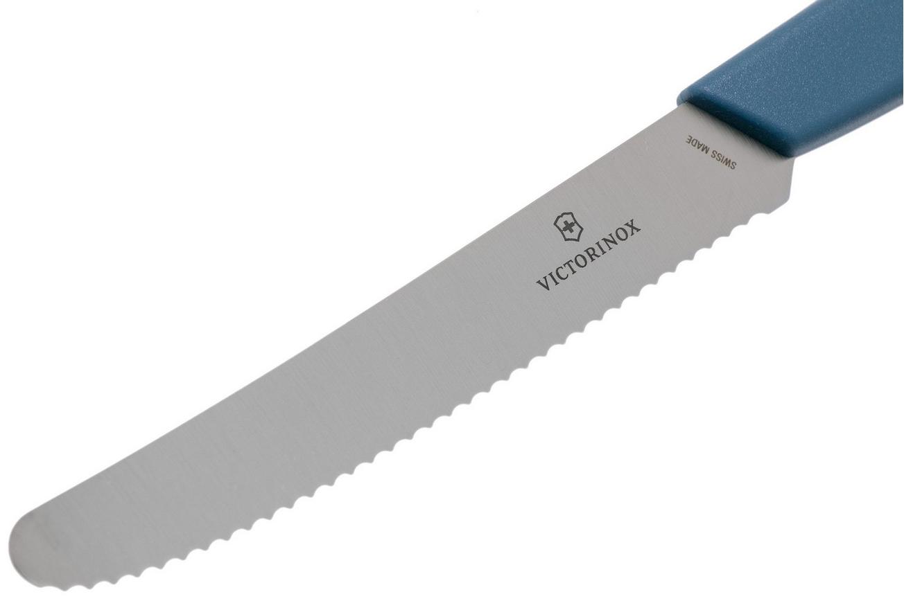 Victorinox Swiss Modern 6.9006.11W2 tomatenmes 11 cm, blauw