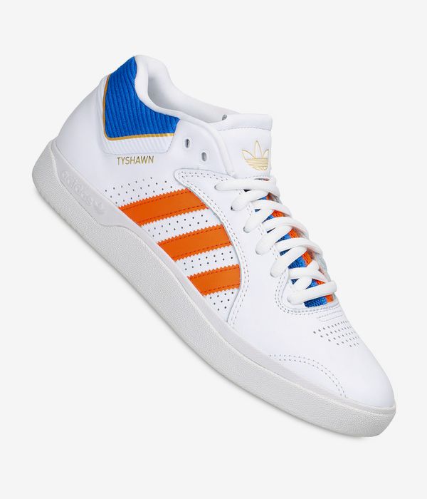 adidas Skateboarding Tyshawn Schuh (white orange bluebird)