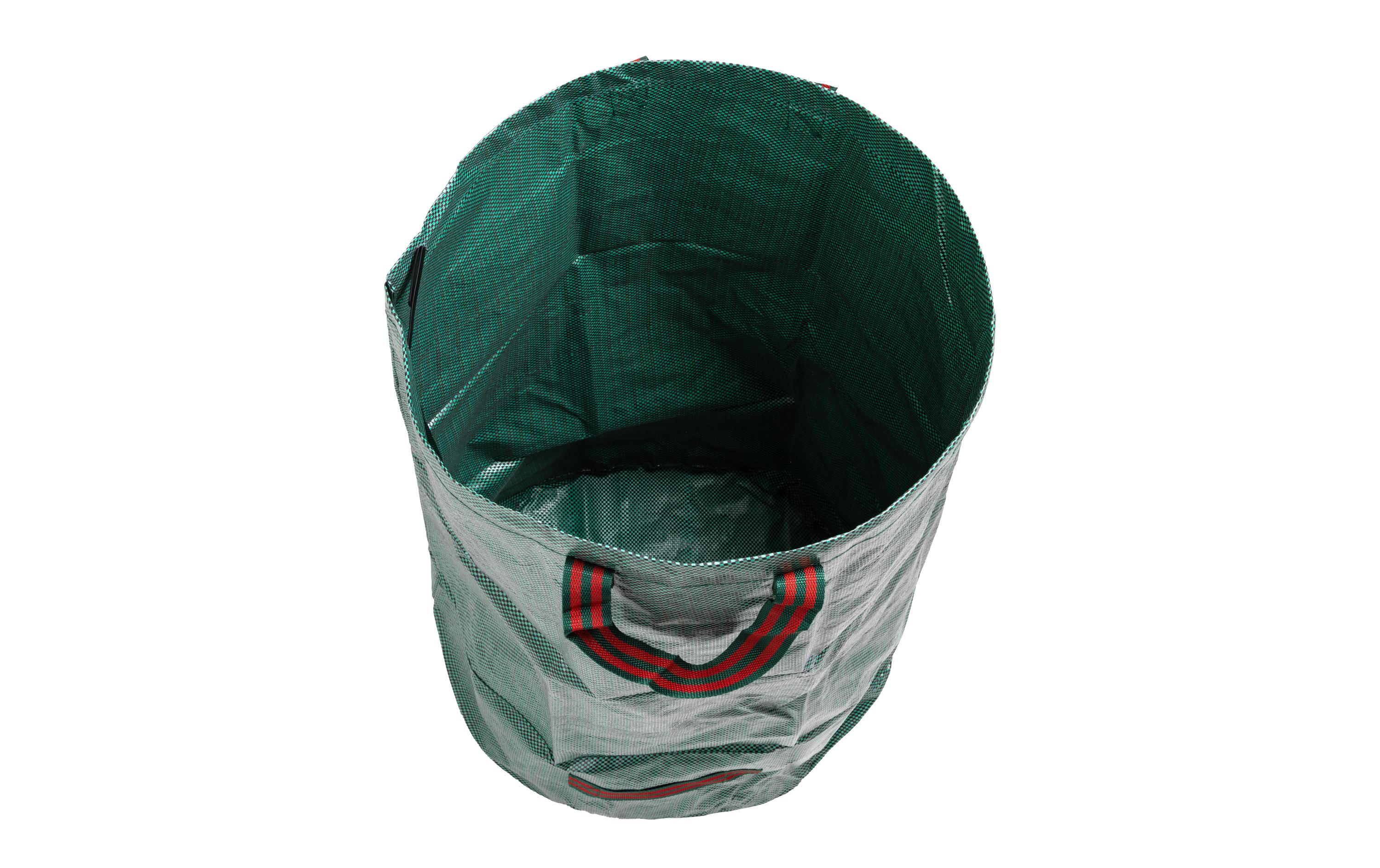 Gartensack rund, 120 LiterReissfester Sack für Lagerung und Transport von Gartenabfällen