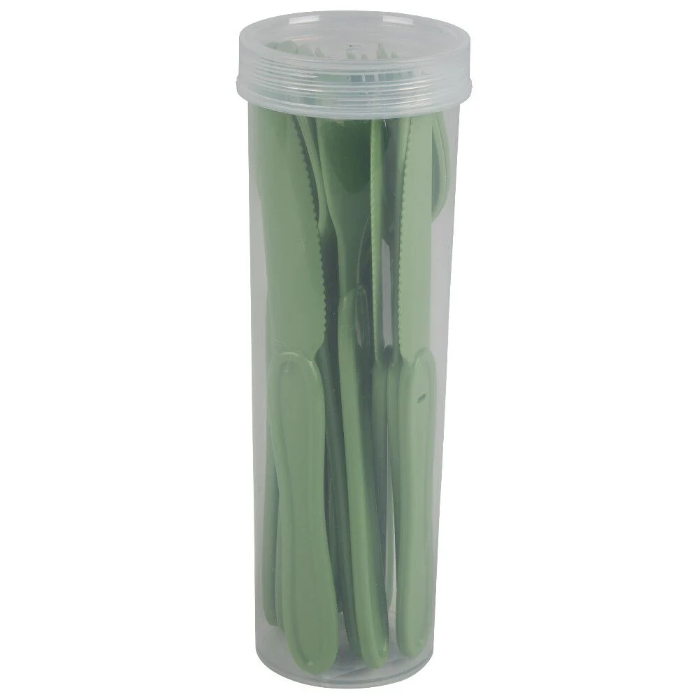 Couvert en plastique couleur unie x 12