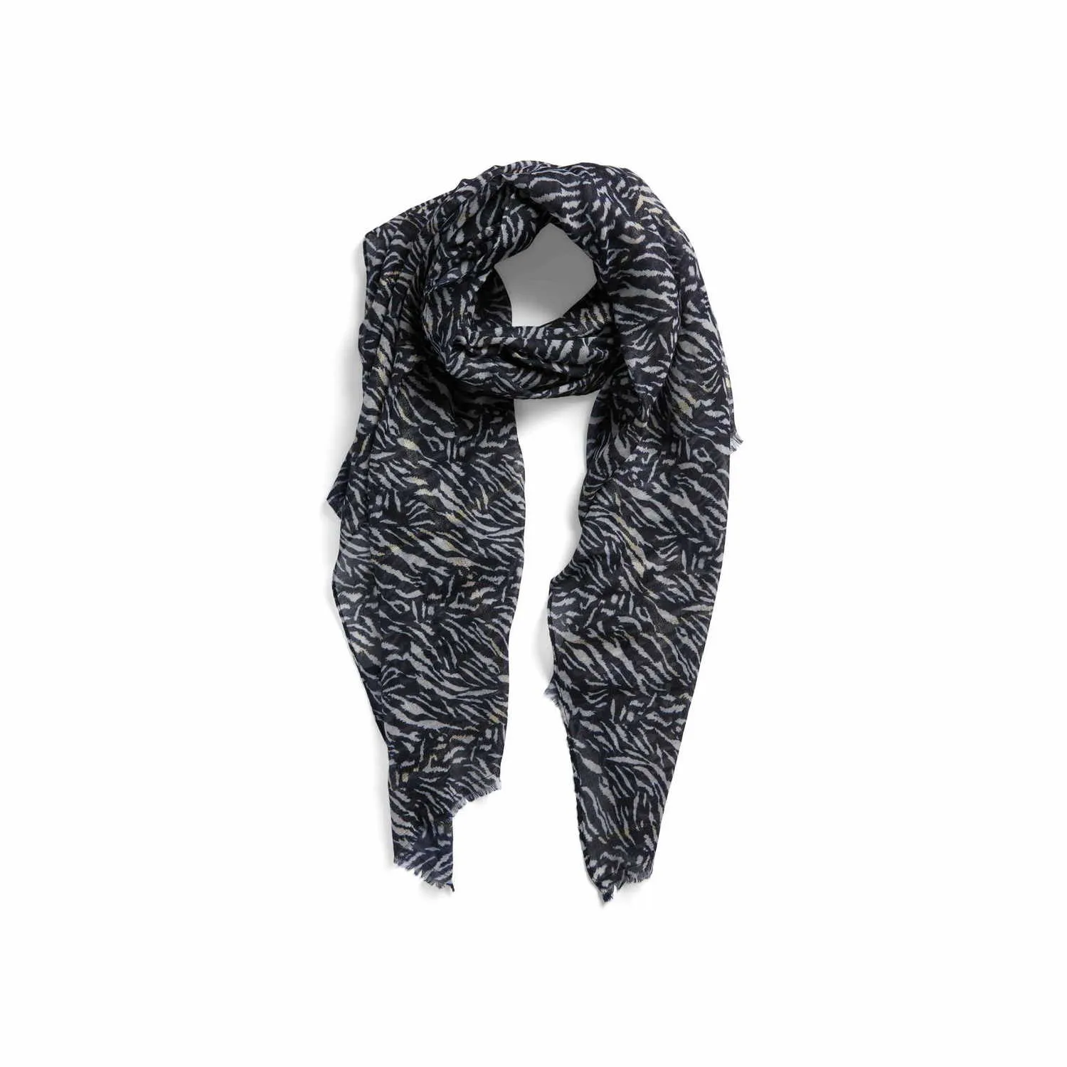 PIECES Schal Schwarz Textil
