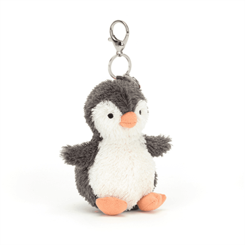 Jellycat Nøkkelring Kosedyr - Peanut Penguin Bag Charm