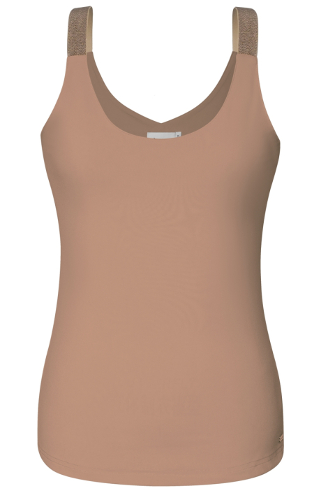 Kimara camel dames top