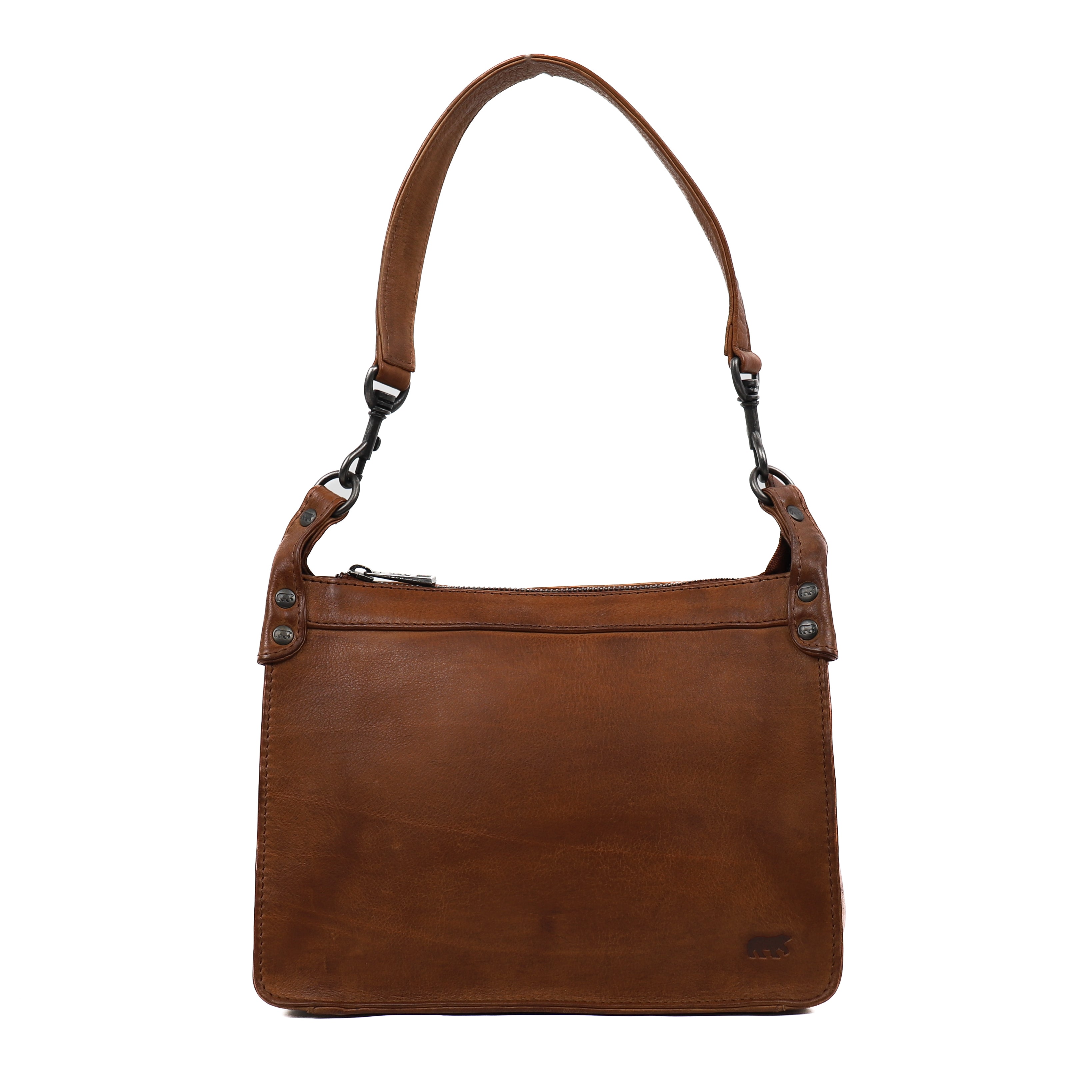 Hand-/schoudertasje 'Clemens Mini' cognac Cognac