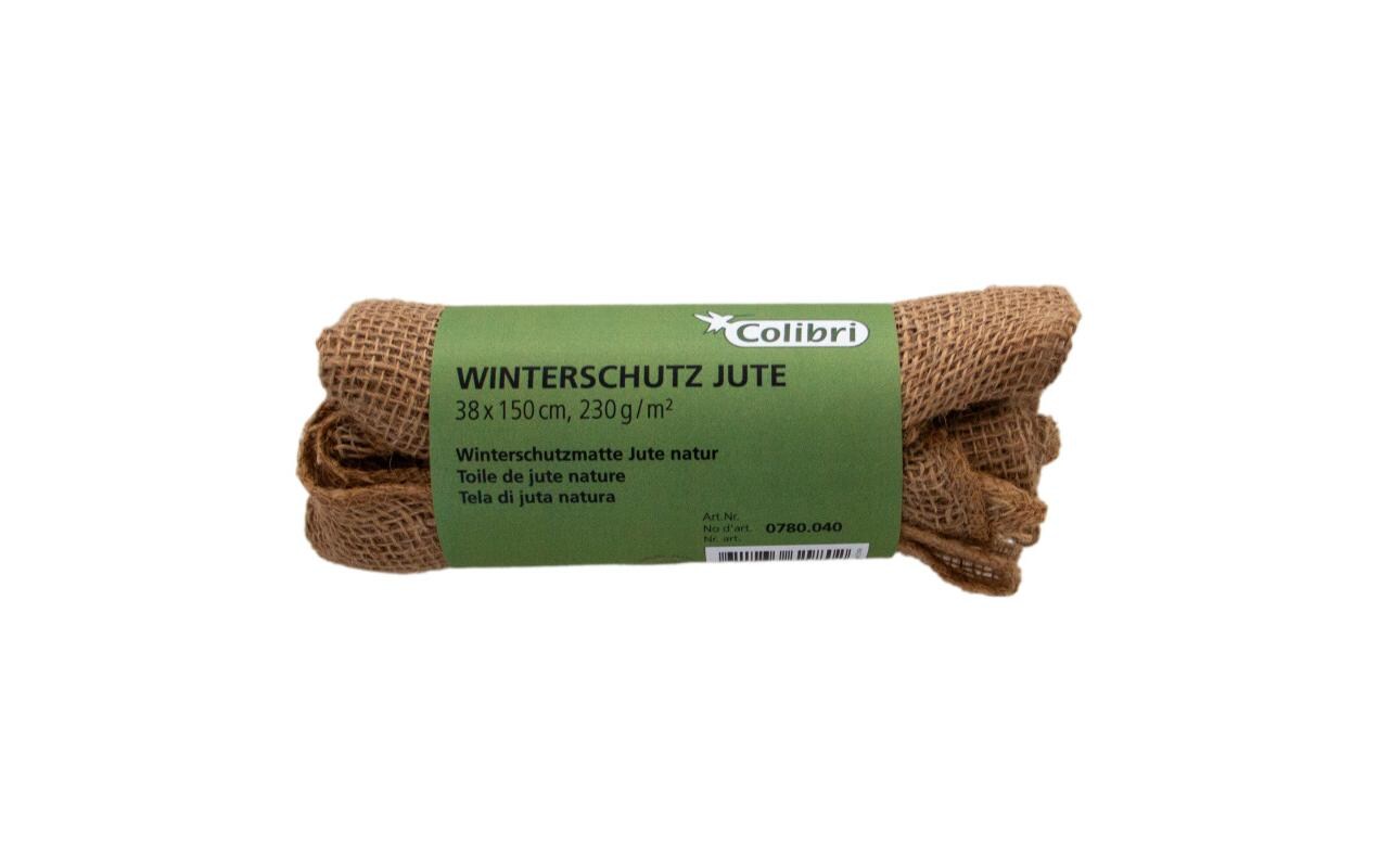 Winterschutz aus Jute natur, 230 g/m² 150 x 38 cmWinterschutz aus Jute Natur