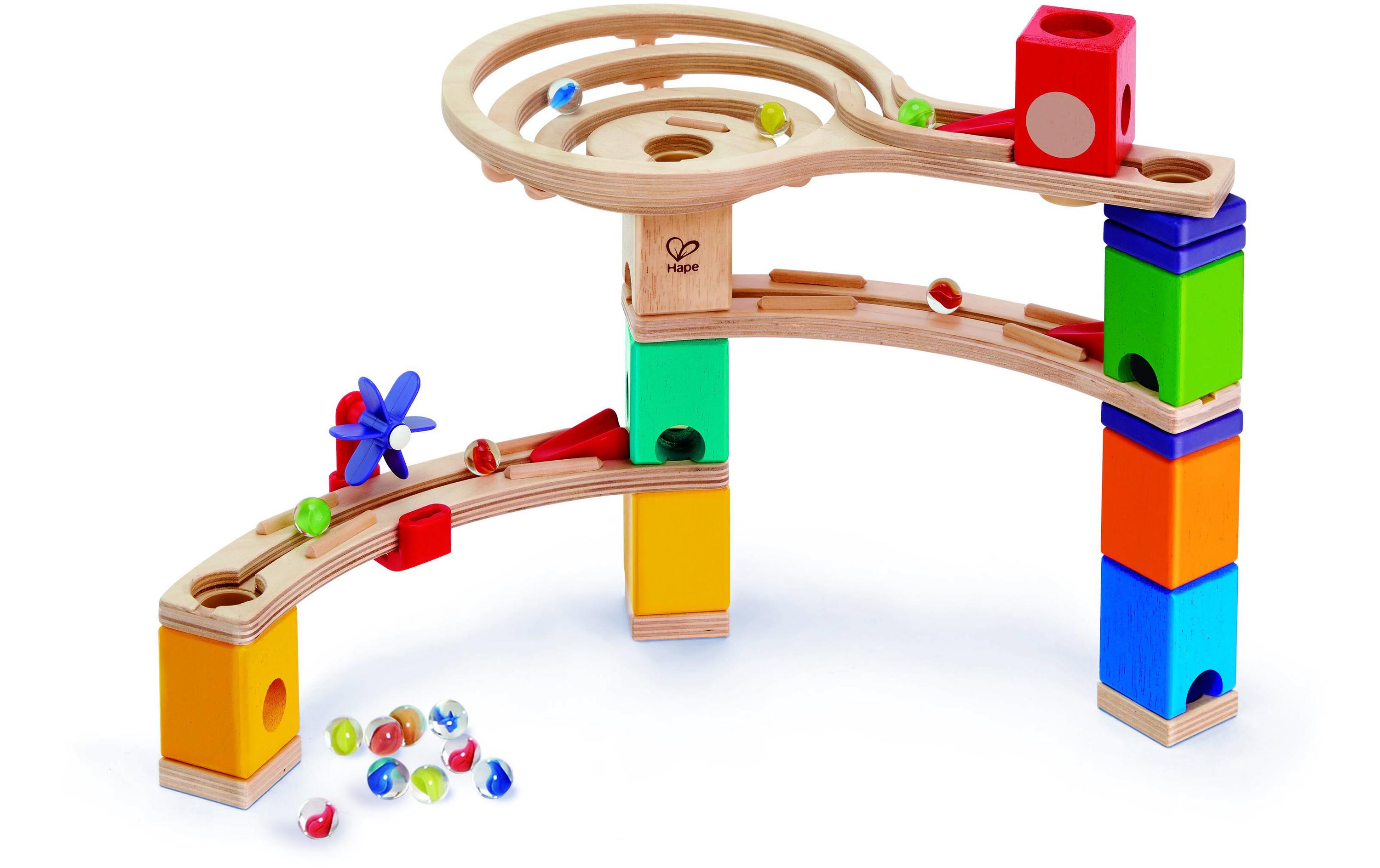 Kugelbahn Quadrilla Super Spiralburg & Endspurt<br>Bundle mit zwei Spielsets