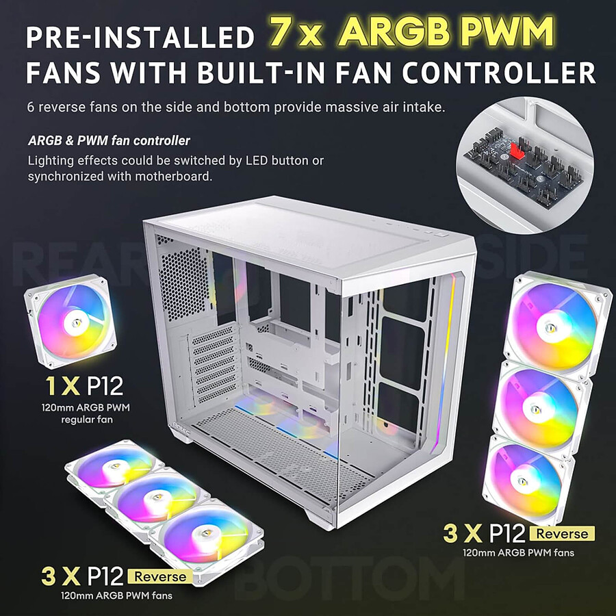 Antec C5 ARGB - Blanc