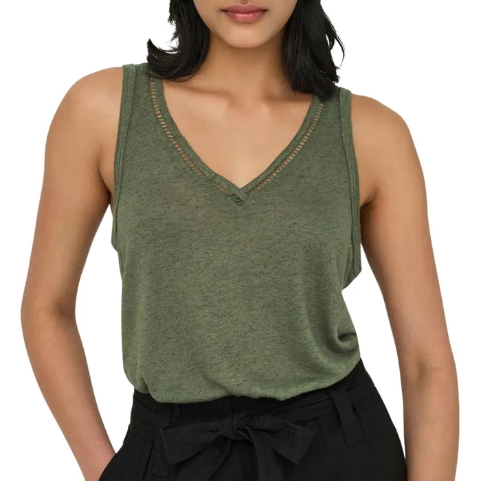 Only Penny V-Neck Top Dames