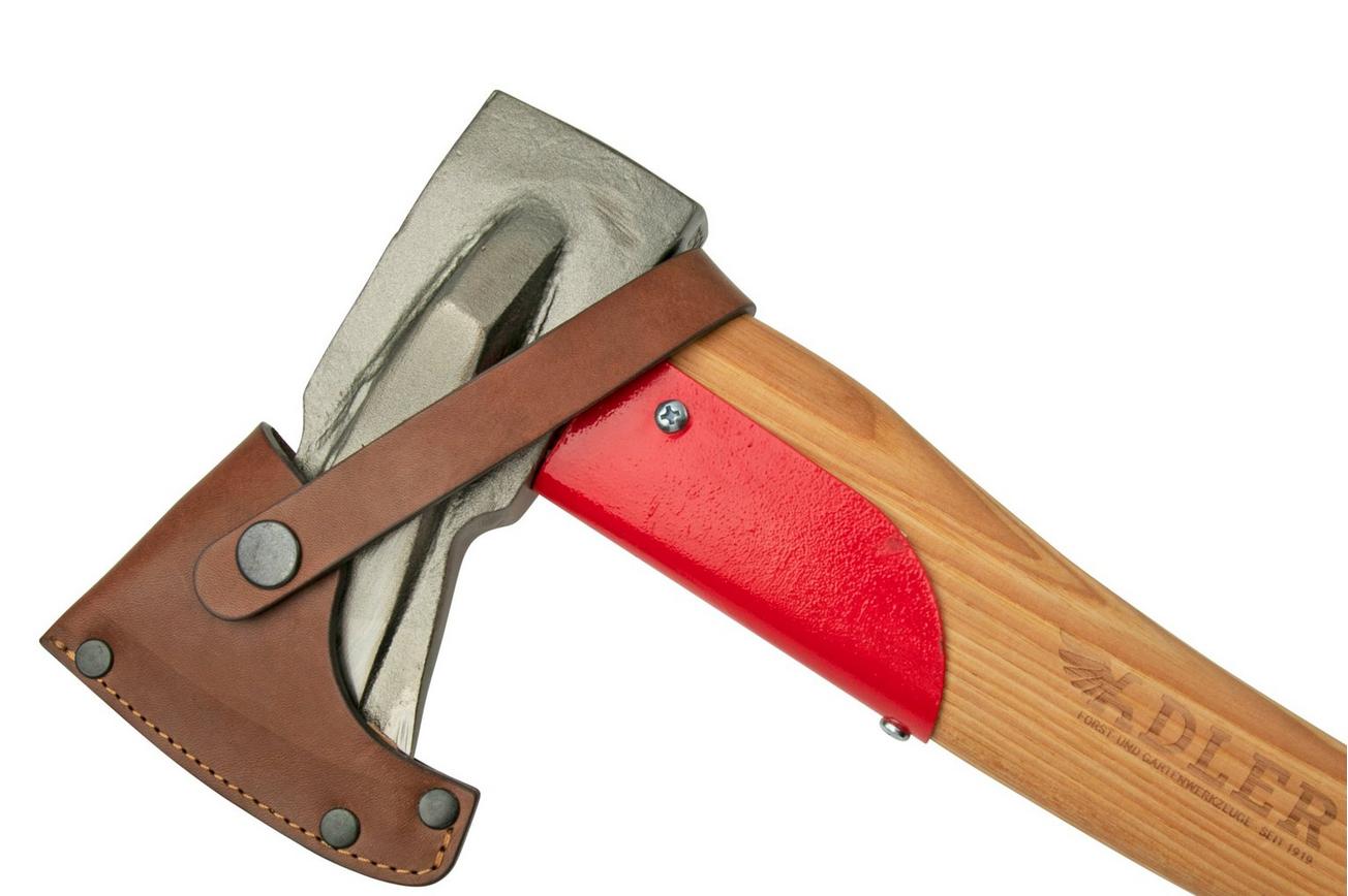 Adler Short Splitter, rood-zwart, kloofbijl