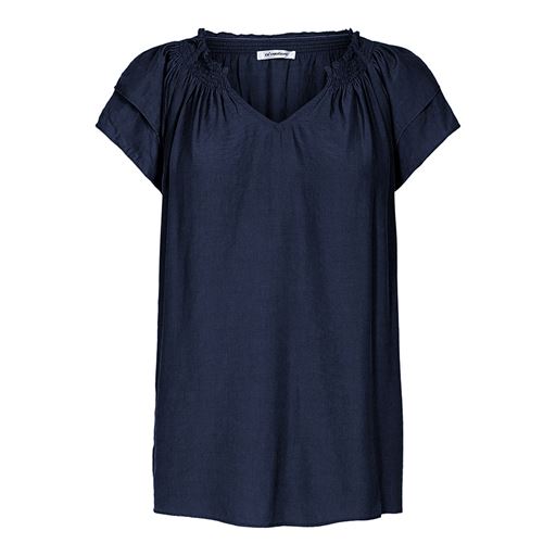 Co'Couture Sunrise Bluse, Navy, M