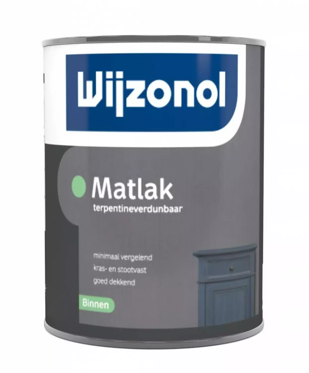 Wijzonol Matlak Interieur terpentineverdunbaar - op kleur gemengd - 0,5L