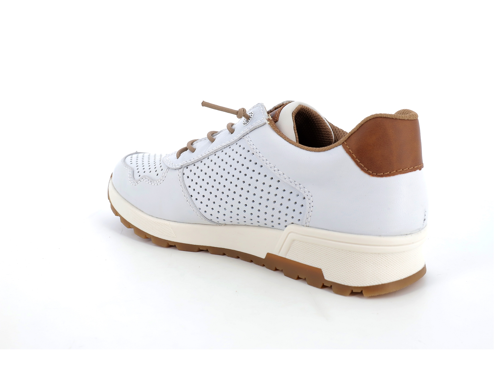 Rieker-15108 Synthétique Creme