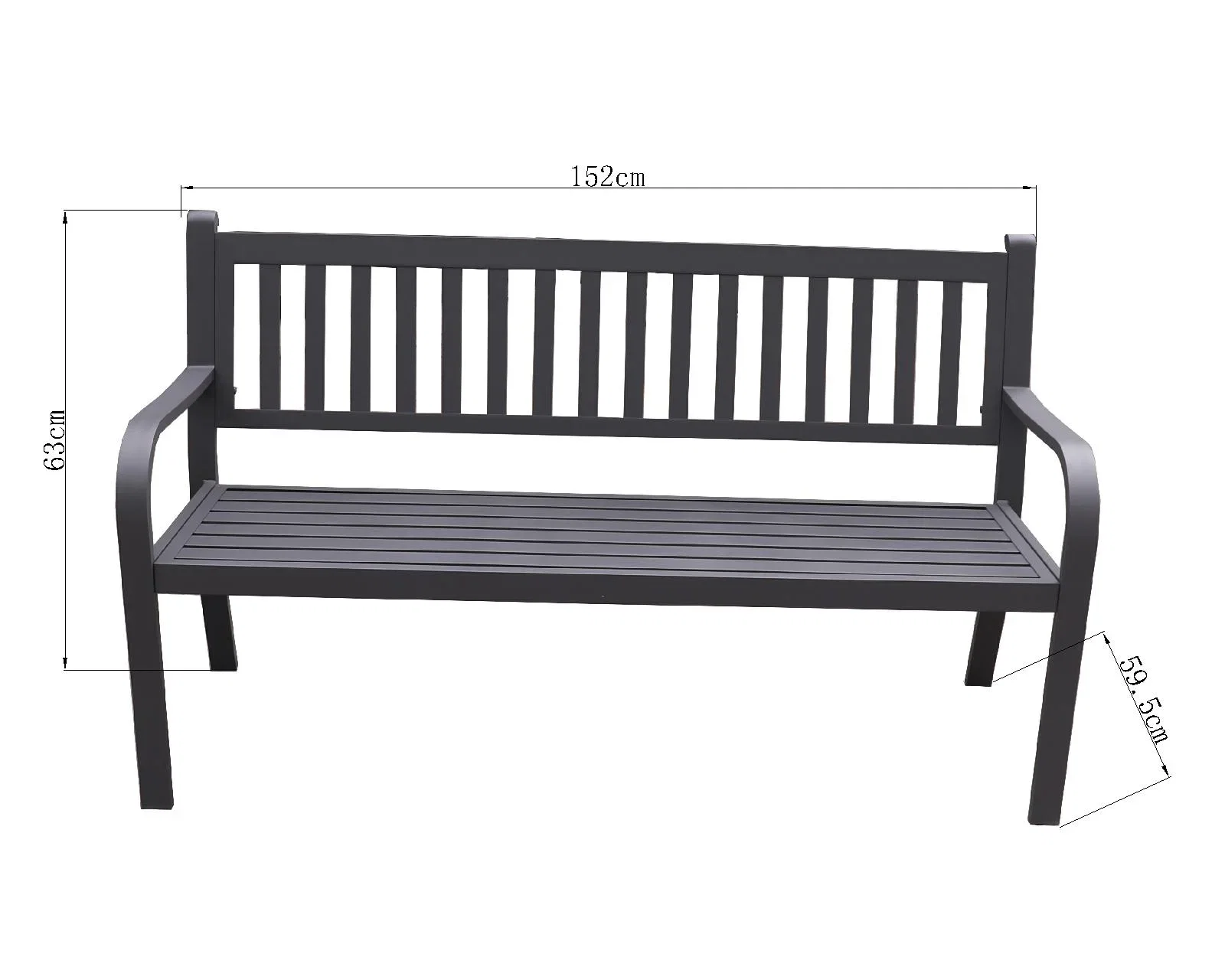 Skanden Benk Oslo Lengde 152 cm
