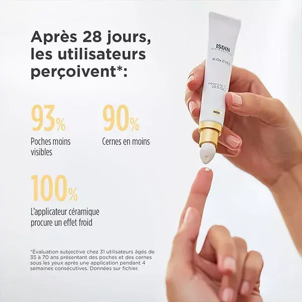 ISDIN Isdinceutics K-Ox Eyes Creme para Contorno dos Olhos Anti-Inchaço e Anti-Olheiras 15g