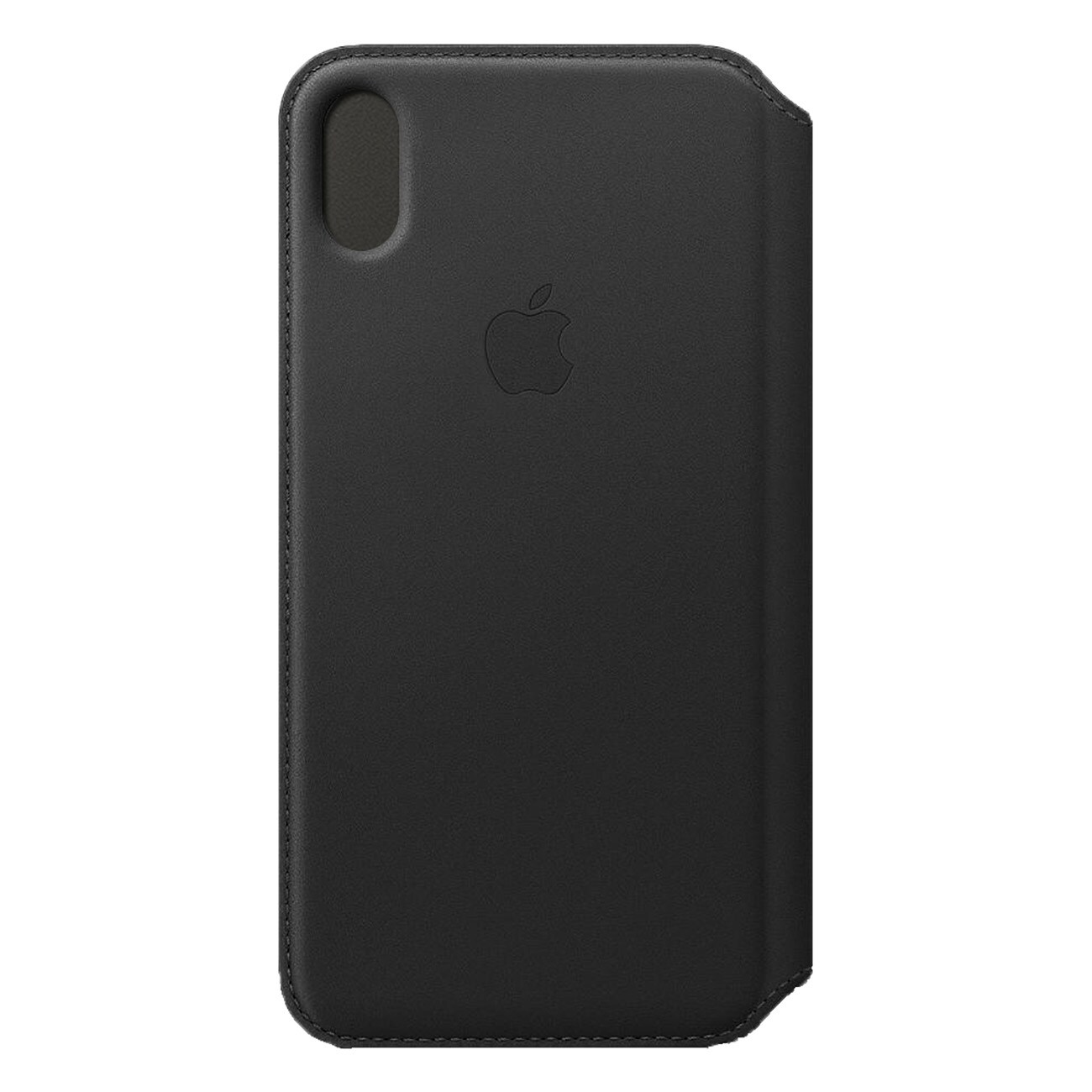Apple Leder Folio Case für iPhone XS Max MRX22ZM/A schwarz Handyhülle