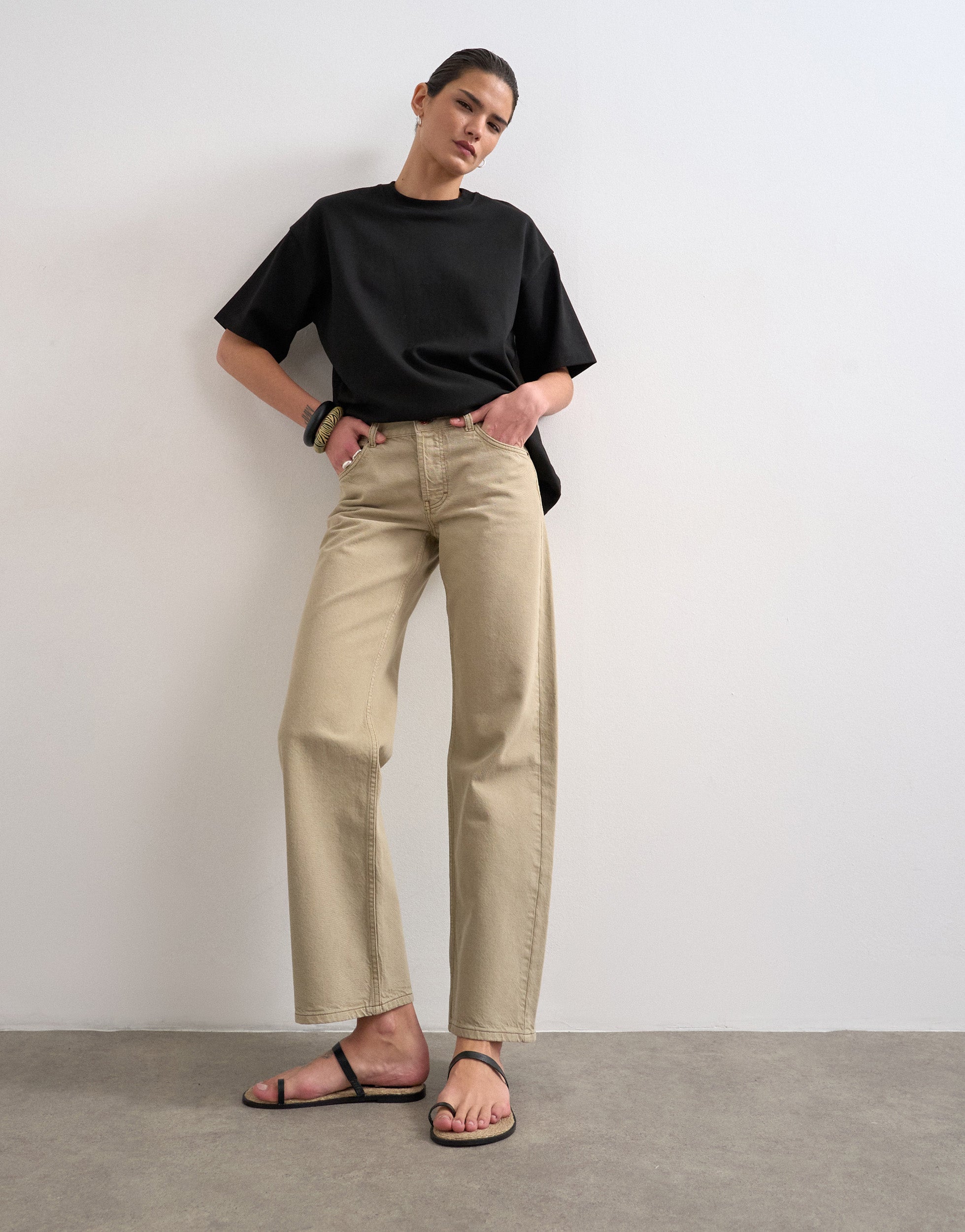 TSEMBER Low rise Wide leg fit Jeans