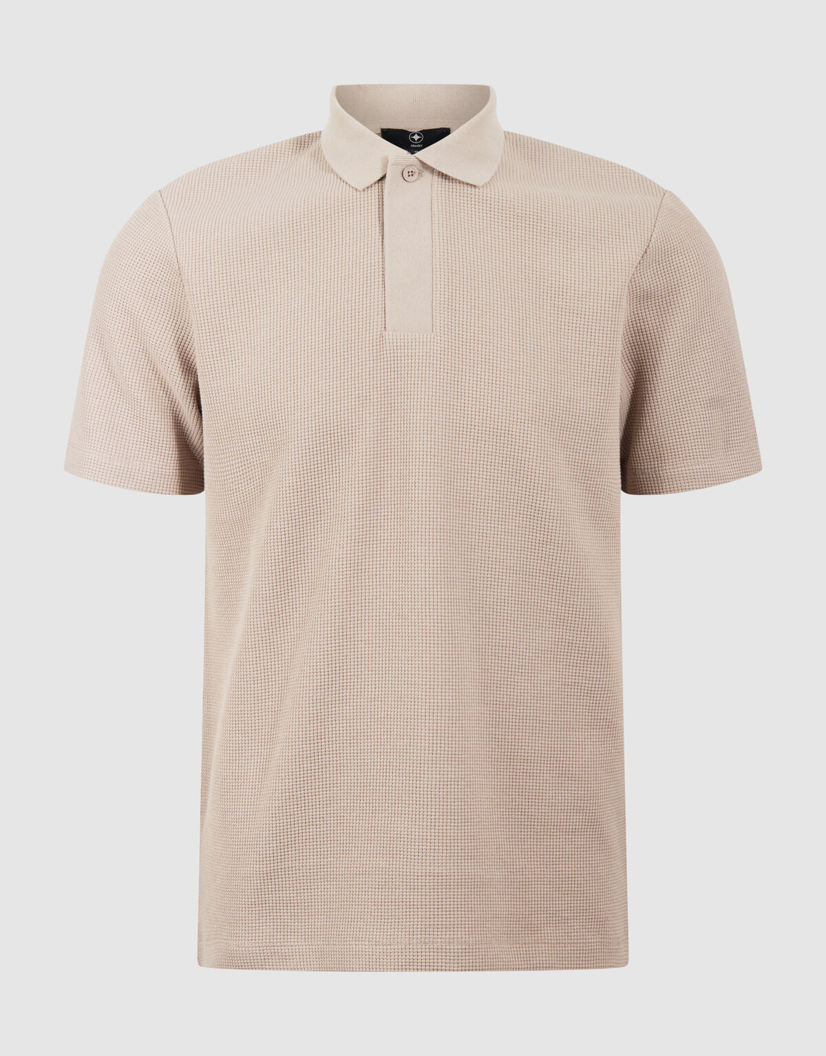 Waffle Polo Lichtbruin