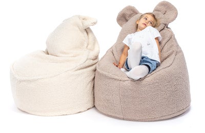 Furini Yogi Saccosekk Bouclé, Cappucino