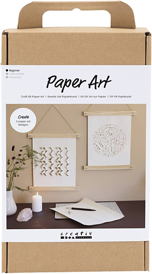 Creativ Company DIY Kit Papirkunst, Papir til ophæng