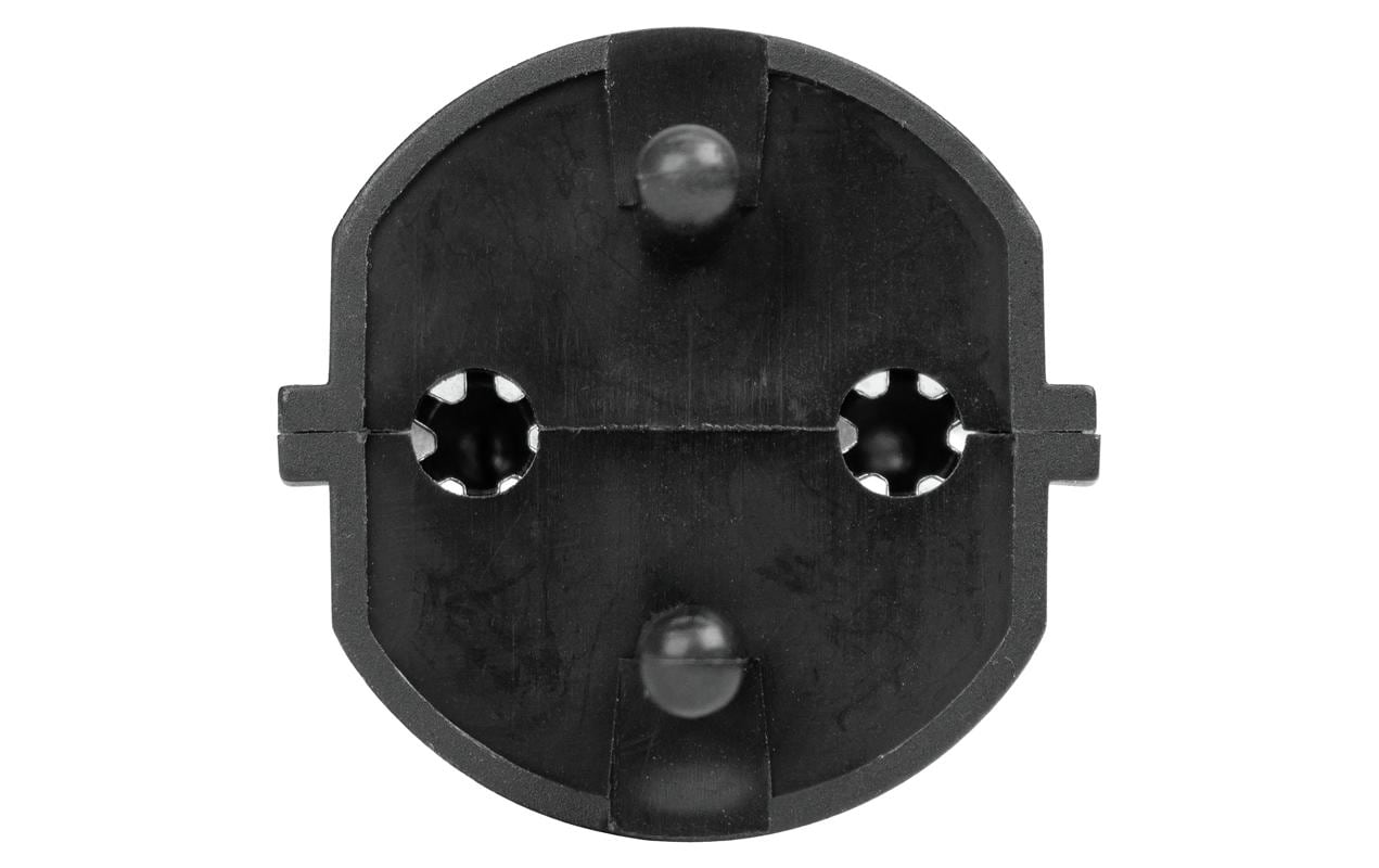 Fixadapter 2-Pol Deutschland CEE7 auf Schweiz T11 SchwarzFIX Adapter Deutschland CEE7/17 - Schweiz T11, 2-polig