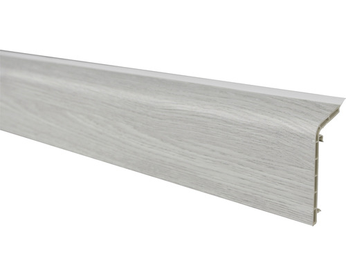 Marley 22x88x2000mm zilveren eiken verwarmingsbuisomkasting voor verwarmingsbuizen