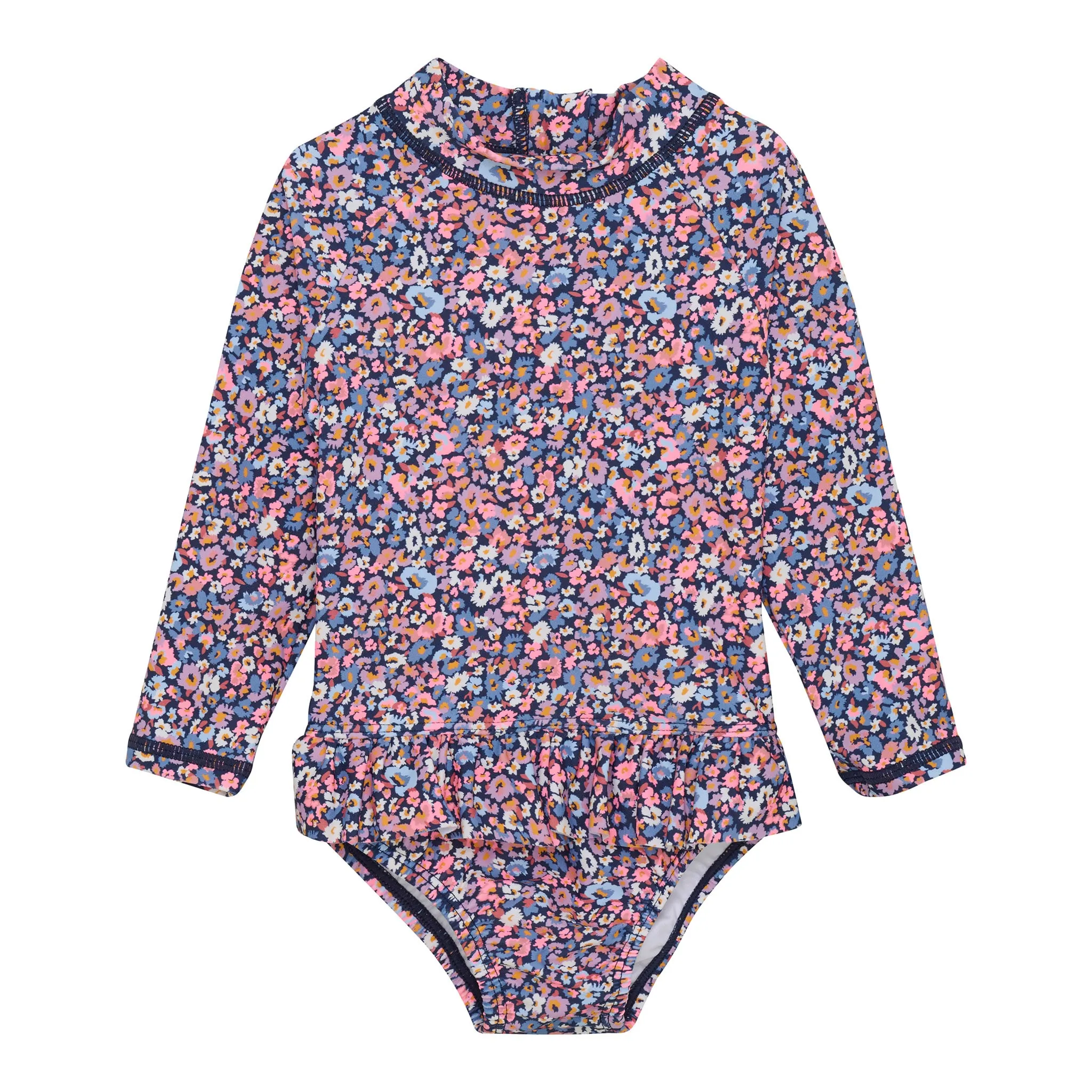 Color Kids Maillot UV Manches Longues Fleurs 9-18mois