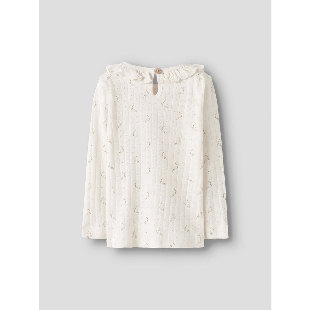 Køb Lil'Atelier Coconut Milk Flower Nmfrachello Ria Ls Slim Top Lil