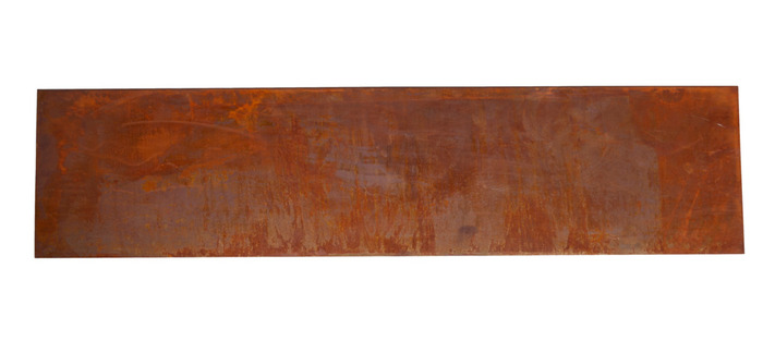 HORTUS bedkant corten med bukket kant H:24 x L:100 cm