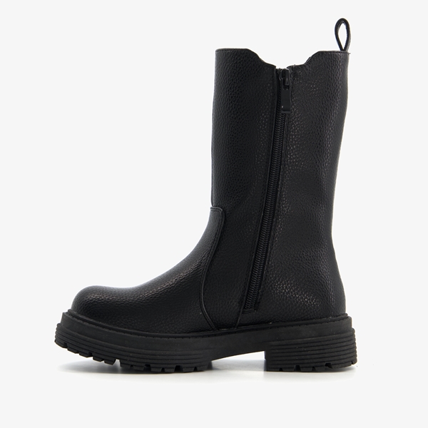 Blue Box hoge meisjes chelsea boots zwart